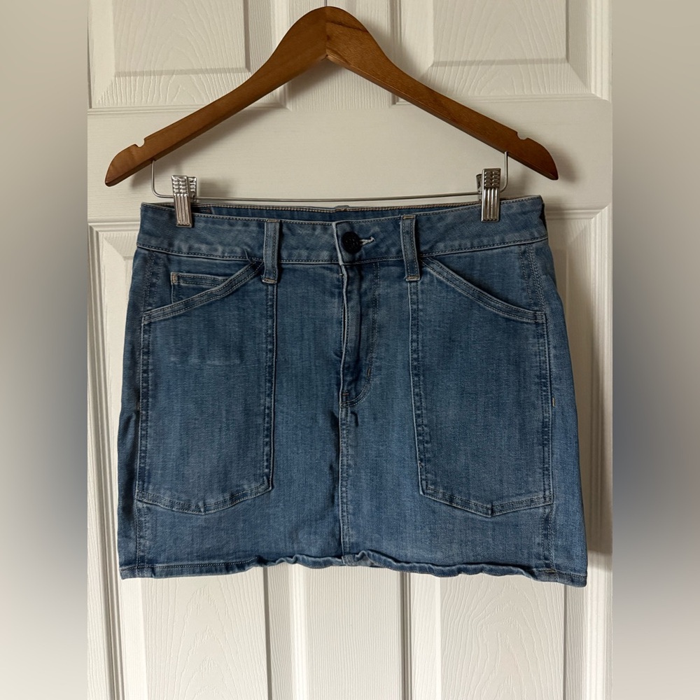 American Eagle~Blue Denim Jean Mini Skirt SIZE 10